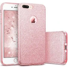 Силиконовый чехол Glitter Apple iPhone 7 Plus / 8 Plus (Розовый)