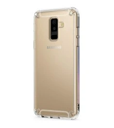 Силикон 6D Samsung Galaxy A6 Plus (Прозрачный)