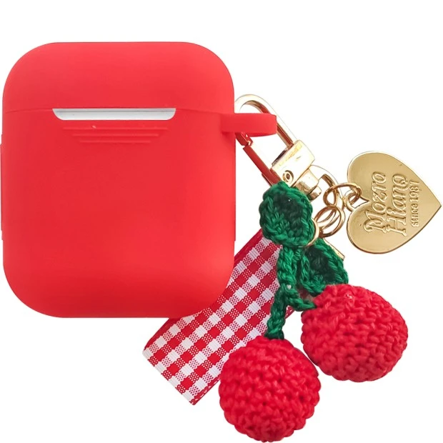 Чехол для наушников Slim Case Apple AirPods Kids (Red Cherry)