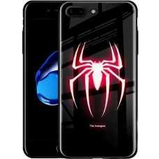 Накладка Luminous Glass Case Apple iPhone 7 Plus / 8 Plus (Spider-Man)