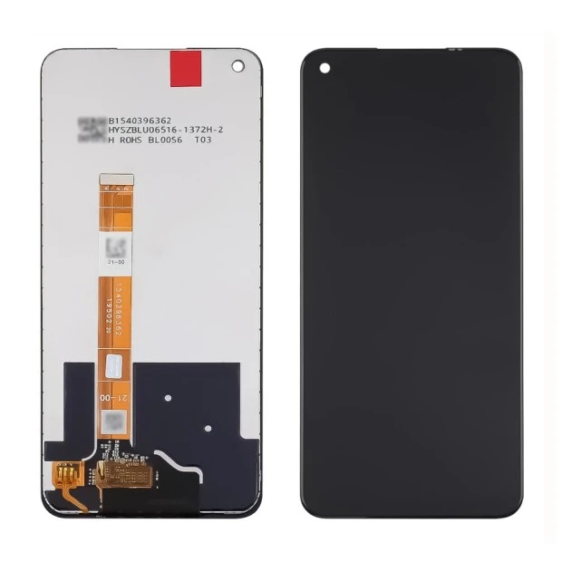 Дисплей для Realme 6 с чёрным тачскрином Service Pack