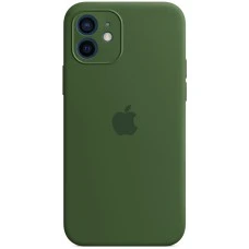 Силикон Original RoundCam Case Apple iPhone 12 (52) Olive