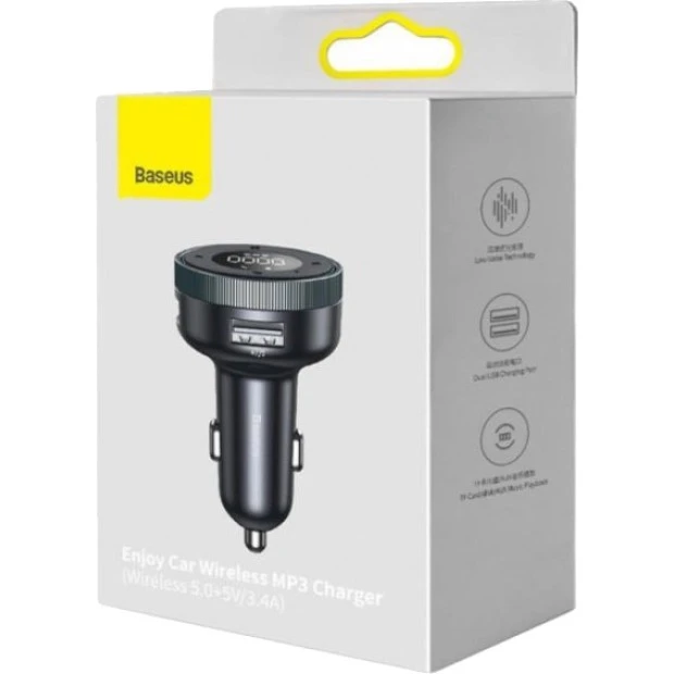 FM-модулятор Baseus Enjoy Car Wireless MP3 Charger CCLH-01 (Чёрный)