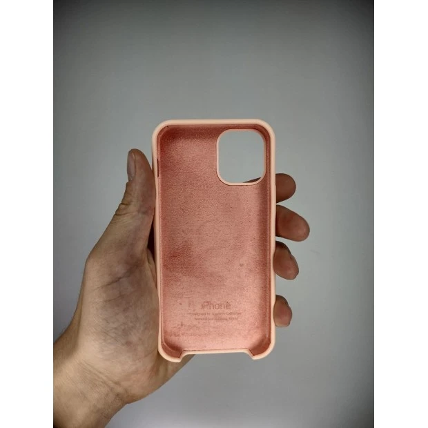Оригінальний силіконовий чохол Apple для iPhone 12 mini (Грейпфрут)