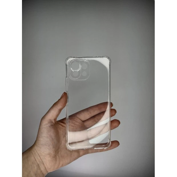 Силикон 6D ShutCam Xiaomi Mi 11 Lite (Прозрачный)