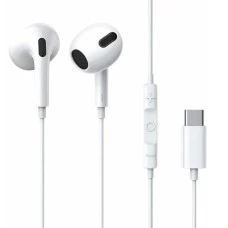 Проводные наушники-гарнитура вкладыши Baseus Encok C17 (Type-C) (White) NGCR010002