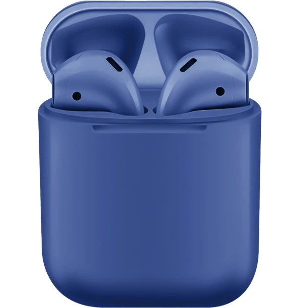 Беспроводные наушники-гарнитура AirPods i12 TWS (Синий)