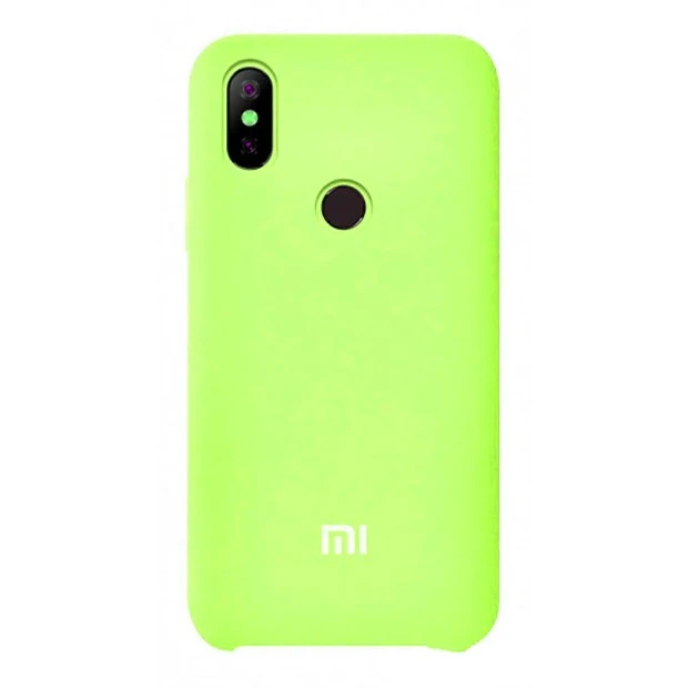 Силиконовый чехол Original Case Xiaomi Redmi Note 5 / Note 5 Pro (Лайм)