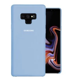 Силикон Original Case Samsung Galaxy Note 9 (Голубой)