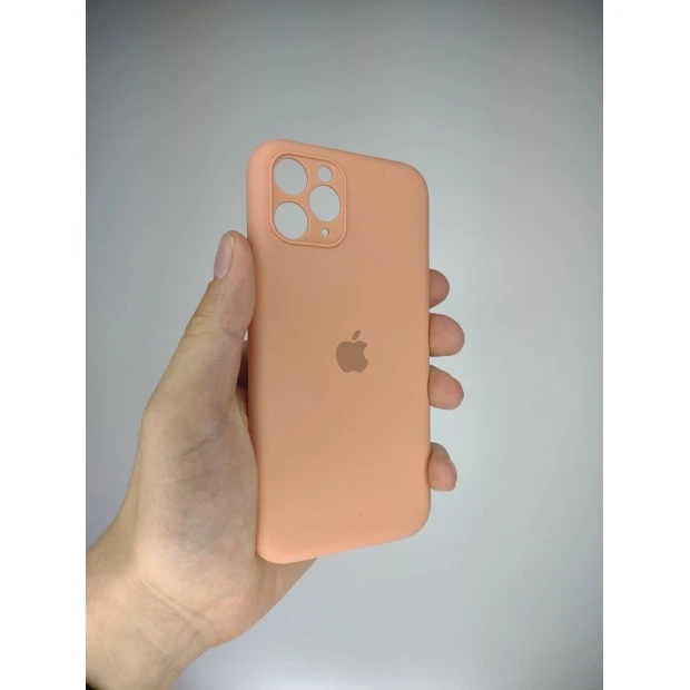 Силикон Original RoundCam Case Apple iPhone 11 Pro (25) Flamingo