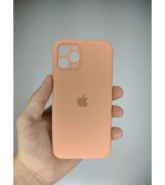 Оригінальний силіконовий чохол RoundCam для Apple iPhone 11 Pro (25) Фламінго