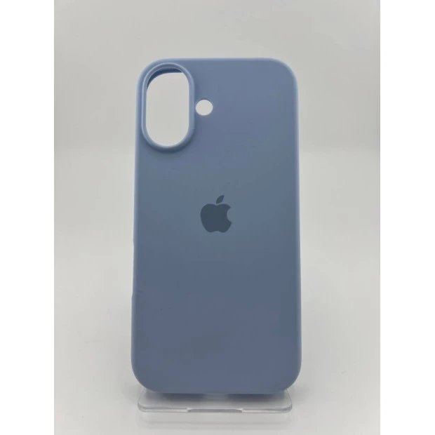 Оригінальний силіконовий чохол круглої форми для Apple iPhone 16 (15), колір лавандовий.