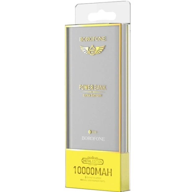 PowerBank Borofone BT19 10000mAh (Серый)