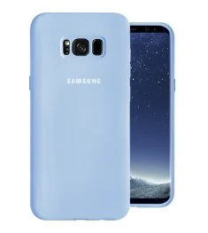Силикон Original Case Samsung Galaxy S8 Plus (Голубой)