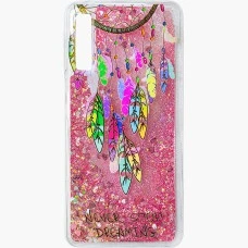 Силиконовый чехол Liquid Fashion Samsung A7 (2018) A750 (Rose)