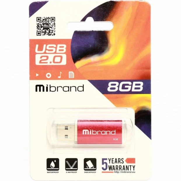 USB 2.0 флеш-накопитель Mibrand Cougar 8Gb