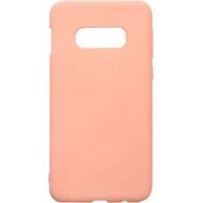 Силикон iNavi Color Samsung Galaxy S10e (Розовый)