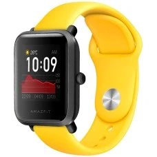 Ремешок Original Design Xiaomi Amazfit Bip 20мм (Simple Lock) (Жёлтый)