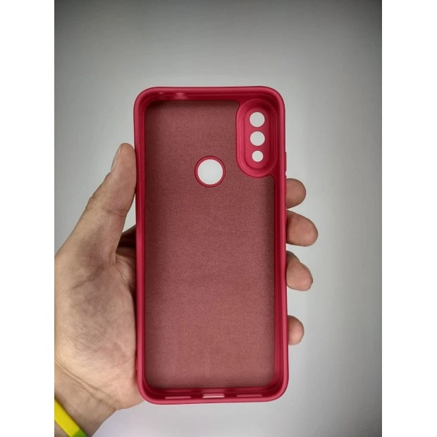 Силикон Original ShutCam Xiaomi Redmi Note 7 (Малиновый)