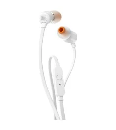 Проводные наушники-гарнитура вакуумные JBL T110 (Белый) JBLT110WHT