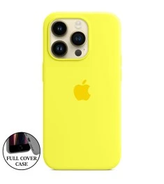 Силіконовий оригінальний чохол круглої форми для Apple iPhone 14 Pro (40) Flash