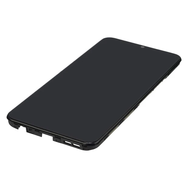 Дисплей для Vivo Y15S с чёрным тачскрином и корпусной рамкой