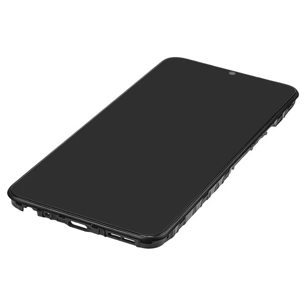 Дисплей для Vivo Y33S с чёрным тачскрином и корпусной рамкой