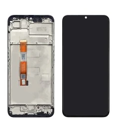 Дисплей для Realme C35 с чёрным тачскрином и корпусной рамкой