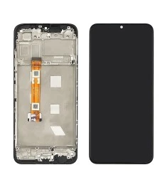 Дисплей для Oppo A17 с чёрным тачскрином и корпусной рамкой