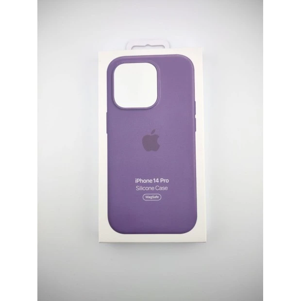 Силіконовий чохол з MagSafe для Apple iPhone 14 Pro (Ірис).
