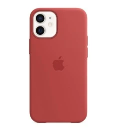 Силикон Original Case Apple iPhone 12 Mini (44) Red Raspderry