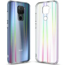 Силікон 3D Gradient Case Xiaomi Redmi Note 9 / Redmi 10X (Прозорий)