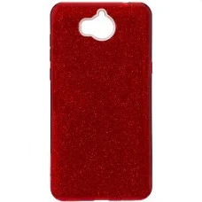 Силикон Glitter Huawei Y5 (2017) (красный)
