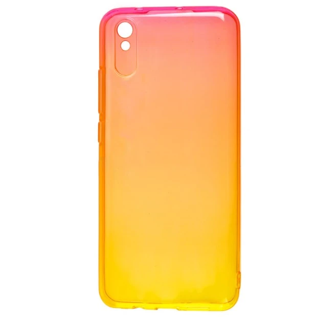 Силіконовий Gradient Design Xiaomi Redmi 9A (Червоний-жовтий)