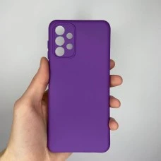 Силикон Original 360 Case Samsung Galaxy A13 (ShutCam) (Сиреневый)