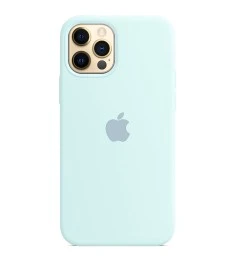 Чехол Silicone Case Apple iPhone 12 / 12 Pro (Seafoam)