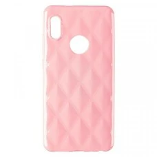 Силиконовый чехол Baseus Rhombus Case Xiaomi Redmi Note 5 / Note 5 Pro (Light Pink)