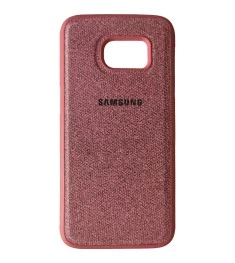 Силикон Textile Samsung Galaxy S7 (Бордовый)