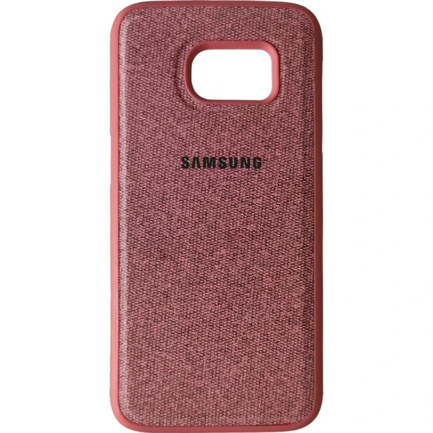 Силікон Textile Samsung Galaxy S7 (Бордовий)