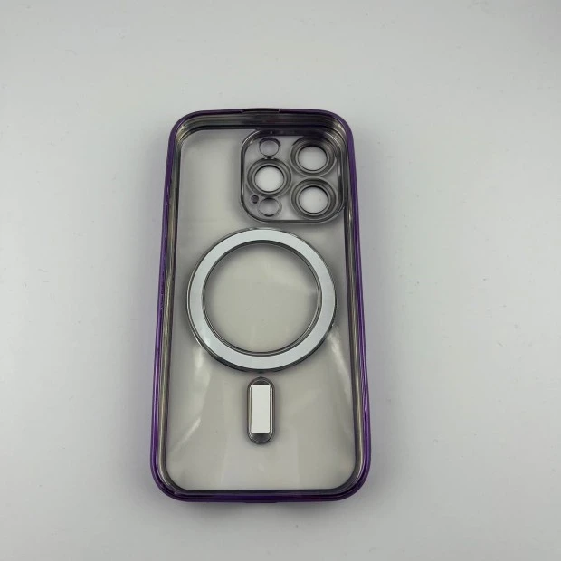 Чохол UMKU Shining with MagSafe для Apple iPhone 15 Pro (Аметист)
