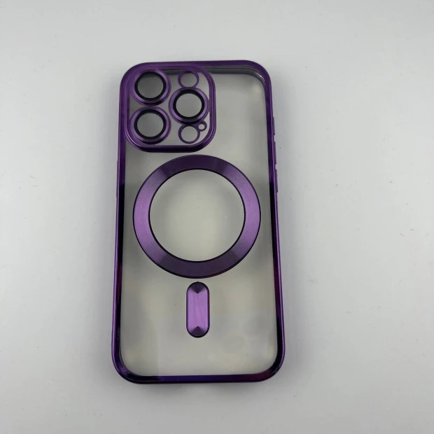 Чохол UMKU Shining with MagSafe для Apple iPhone 15 Pro (Аметист)