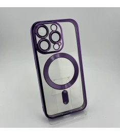 Чохол UMKU Shining with MagSafe для Apple iPhone 15 Pro (Аметист)