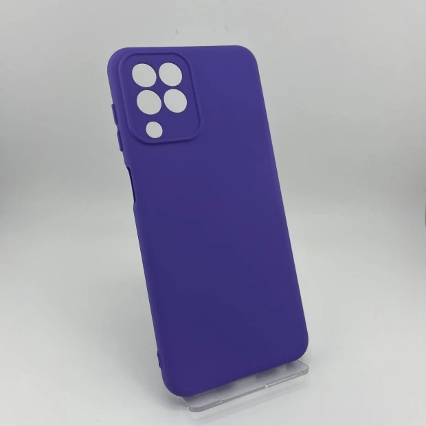 Силіконовий чохол оригінал Samsung Galaxy M33 5G (ShutCam) (світло-бузковий)