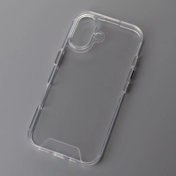 Силикон Space Case Apple iPhone 16 (Прозрачный)