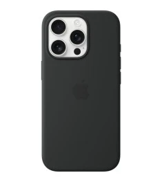 Чохол Silicone Case з MagSafe для Apple iPhone 16 Pro (Чорний) (Оригінал)