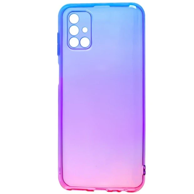 Силіконовий чохол Gradient Design для Samsung Galaxy M51 (2020) (синьо-рожевий)