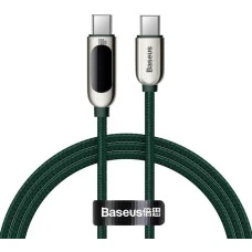 USB-кабель Baseus Display 100W (1m) (Type-C-Type-C) (Зелёный) CATSK-B06