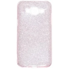 Силиконовый чехол Glitter Samsung Galaxy J2 (2016) J200 (розовый)