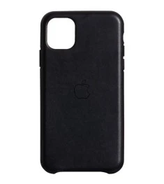 Чехол Leather Case for Apple IPhone 11 (Black)