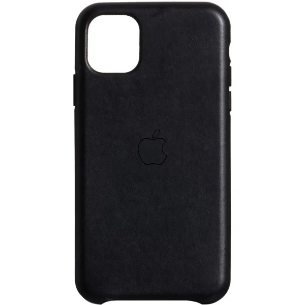 Чехол Leather Case for Apple IPhone 11 (Black)